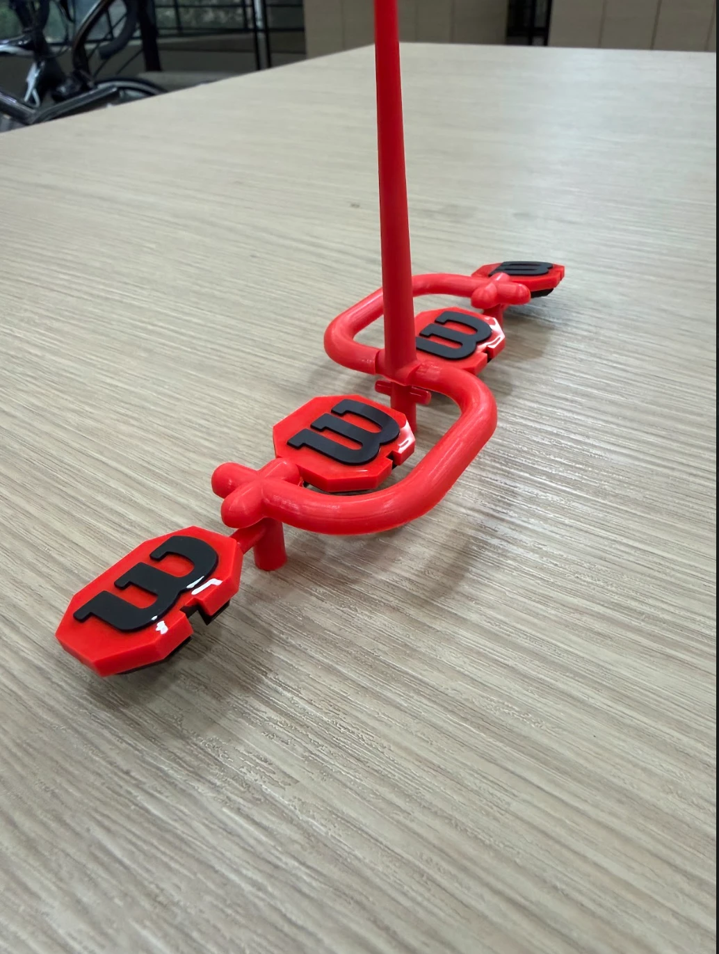 二色文字プレート